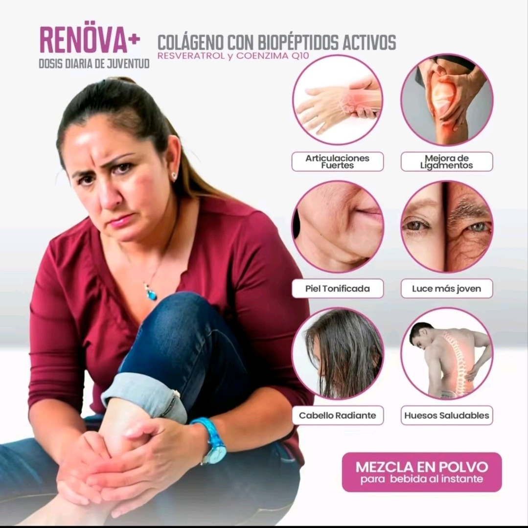 COLAGENO RENÖVA+🧬DOSIS DIARIA DE JUVENTUD!!!